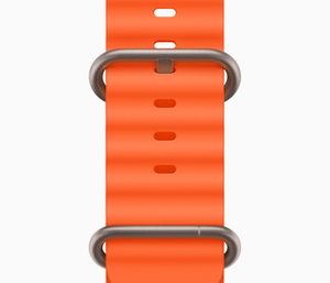 Orange Ocean Band, tubular fluoroelastomer rubber