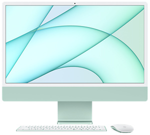 24-inch Green iMac with 4.5K Retina display