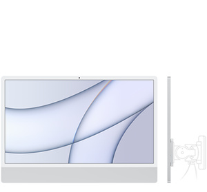 24inch Silver iMac with 4.5K Retina display and Builtin VESA Mount