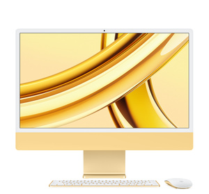 Yellow iMac Apple