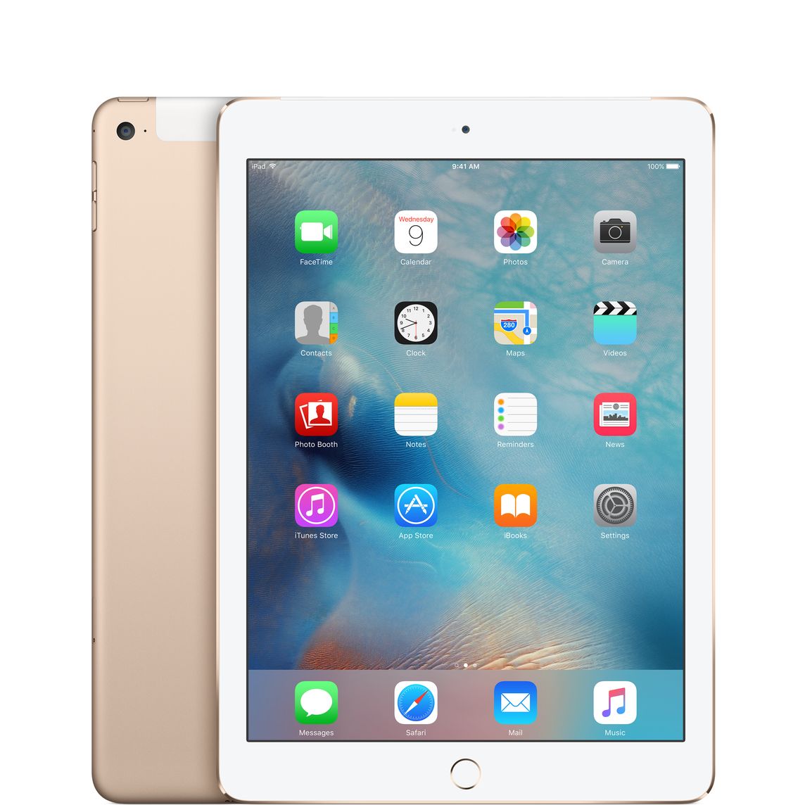 Refurbished iPad Air 2 Wi-Fi + Cellular 128GB - Gold - Apple