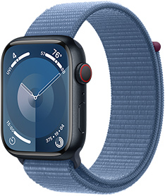 Buy Apple Watch Series 9 GPS + Cellular, 45mm Silver Stainless 