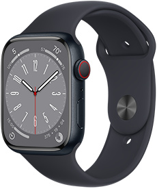 Buy Apple Watch Series 8 GPS + Cellular, 45mm Graphite Stainless