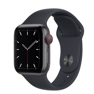 Apple Watch SE (GPS + Cellularモデル) - 40mmスペースグレイアルミニウムケースとミッドナイトスポーツバンド - レギュラー - Apple(日本) Apple Watch SE (GPS + Cellularモデル) - 40mmスペースグレイアルミニウムケースとミッドナイトスポーツバンド - レギュラー - Apple(日本)