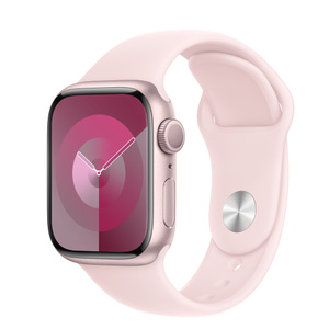 Apple Watch Series 9 (GPSモデル) - 41mmピンクアルミニウムケースと 