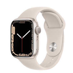 Apple Watch Series 7 (GPSモデル) - 41mmスターライトアルミニウムケースとスターライトスポーツバンド - レギュラー - Apple(日本) Apple Watch Series 7 (GPSモデル) - 41mmスターライトアルミニウムケースとスターライトスポーツバンド - レギュラー - Apple(日本)