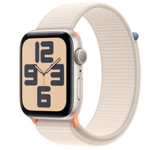 Apple Watch SE (GPSモデル) - 44mmスターライトアルミニウムケースと 