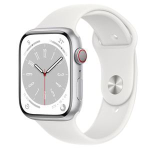Apple Watch Series 8 (GPS + Cellularモ‍デ‍ル) - 45mmシルバー