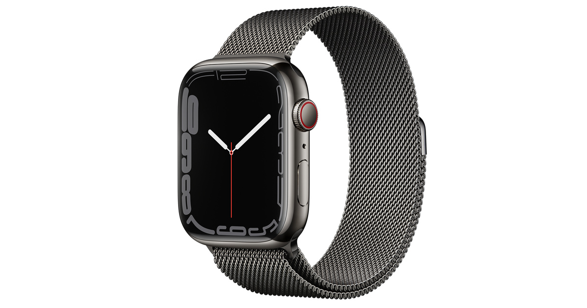 Apple Watch Series 7 (GPS + Cellularモデル) - 45mmグラファイト Apple Watch Series 7 (GPS + Cellularモデル) - 45mmグラファイト