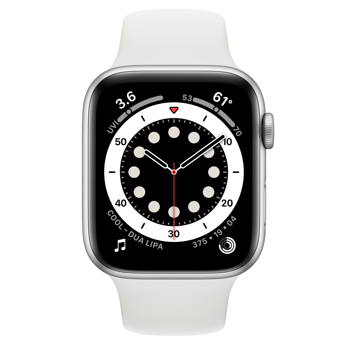 Apple Watch Series 6(GPSモデル)- 44mmシルバーアルミニウムケース ...