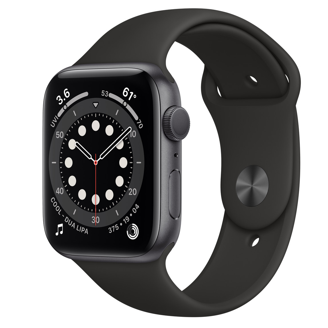 Apple Watch Series 6（GPSモデル）- 44mmスペースグレイアルミニウム