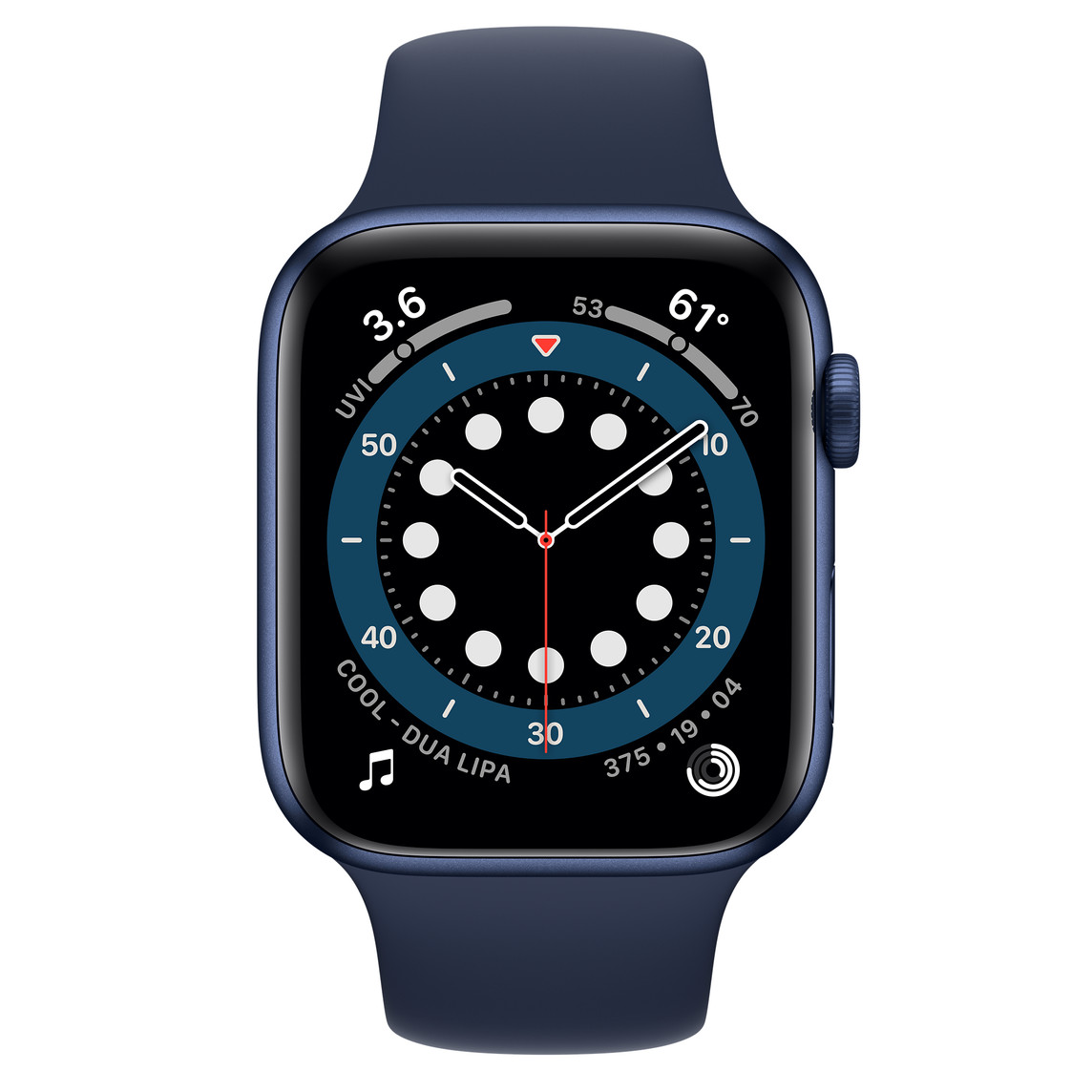 Apple Watch Series 6(GPSモデル)- 44mmブルーアルミニウムケースと ...