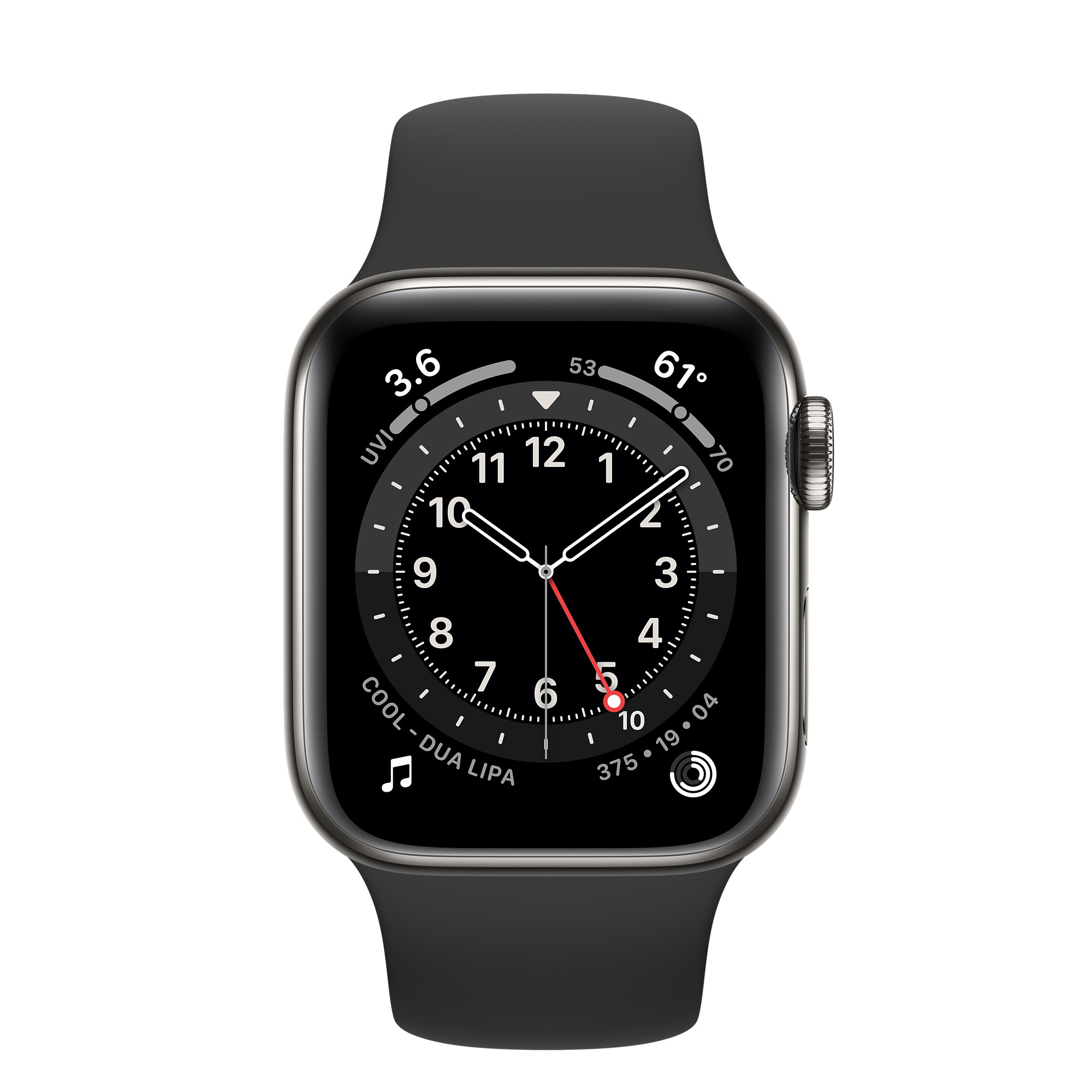 Apple Watch Series 6（GPS + Cellularモデル）- 40mmグラファイト