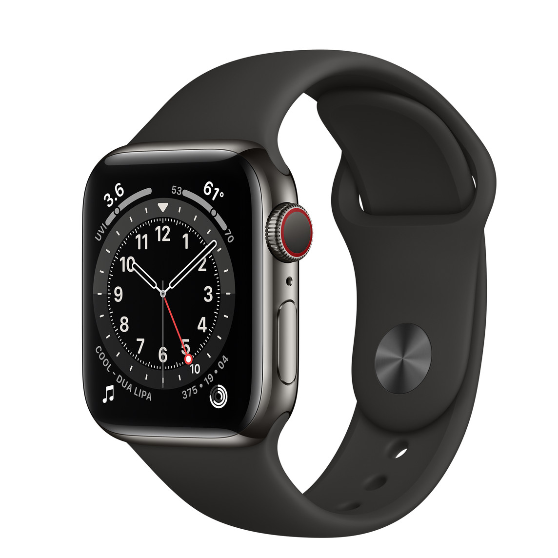 Apple Watch Series 6(GPS + Cellularモデル)- 40mmグラファイト Apple Watch Series 6(GPS + Cellularモデル)- 40mmグラファイト