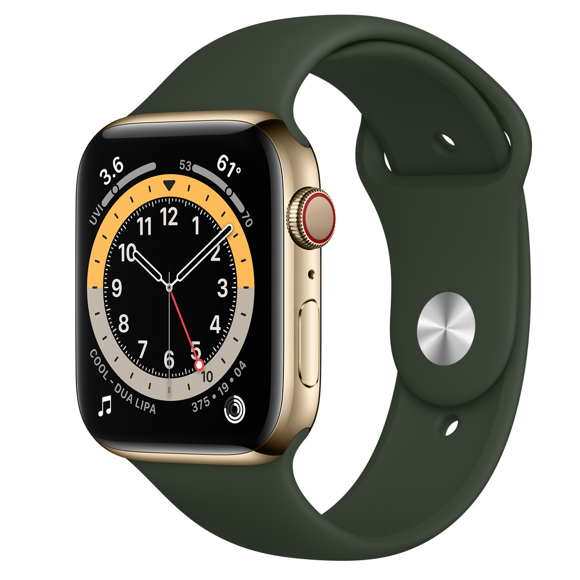Apple Watch Series 6(GPS + Cellularモデル)- 44mmゴールド ...