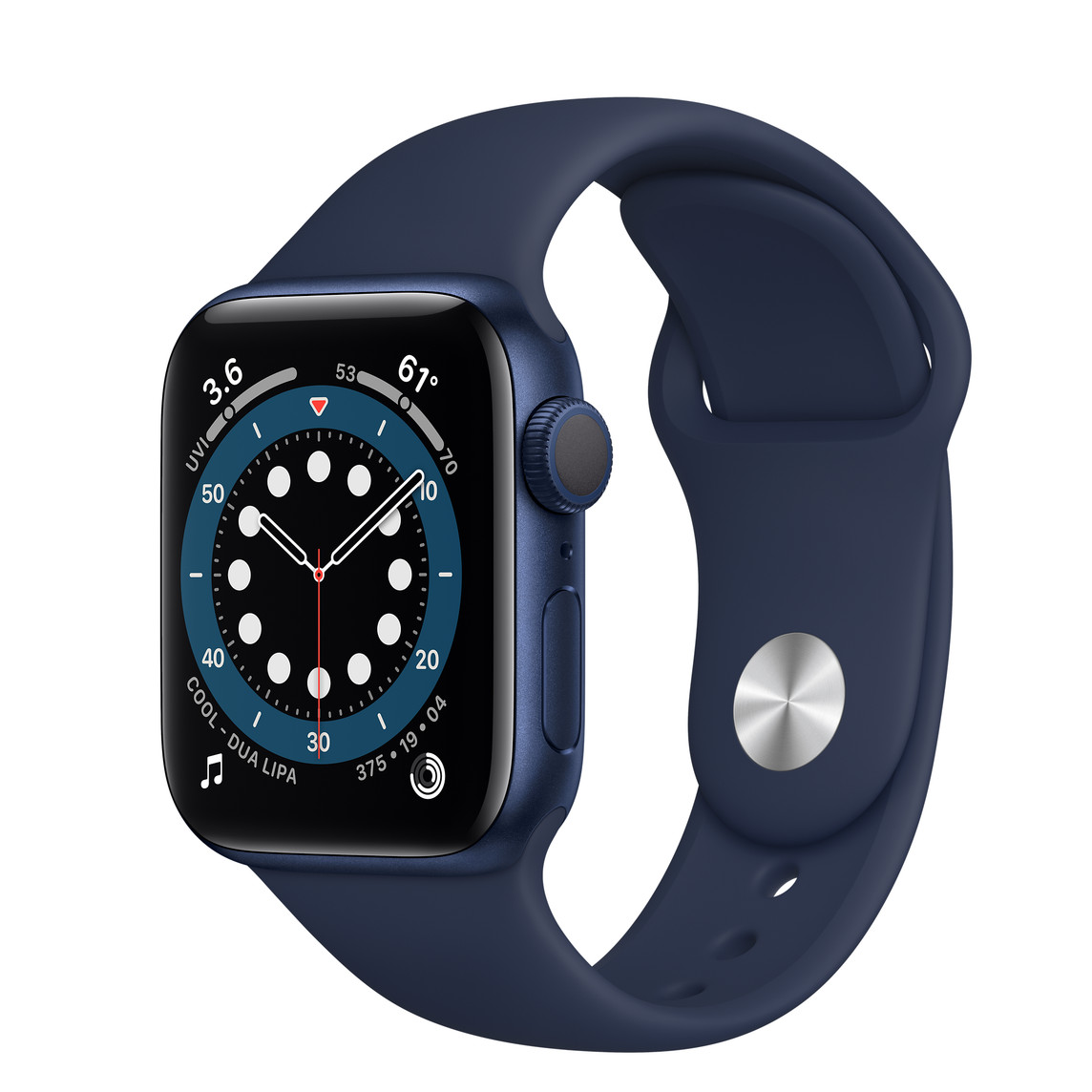 Apple Watch Series 6（GPSモデル）- 40mmブルーアルミニウムケースと