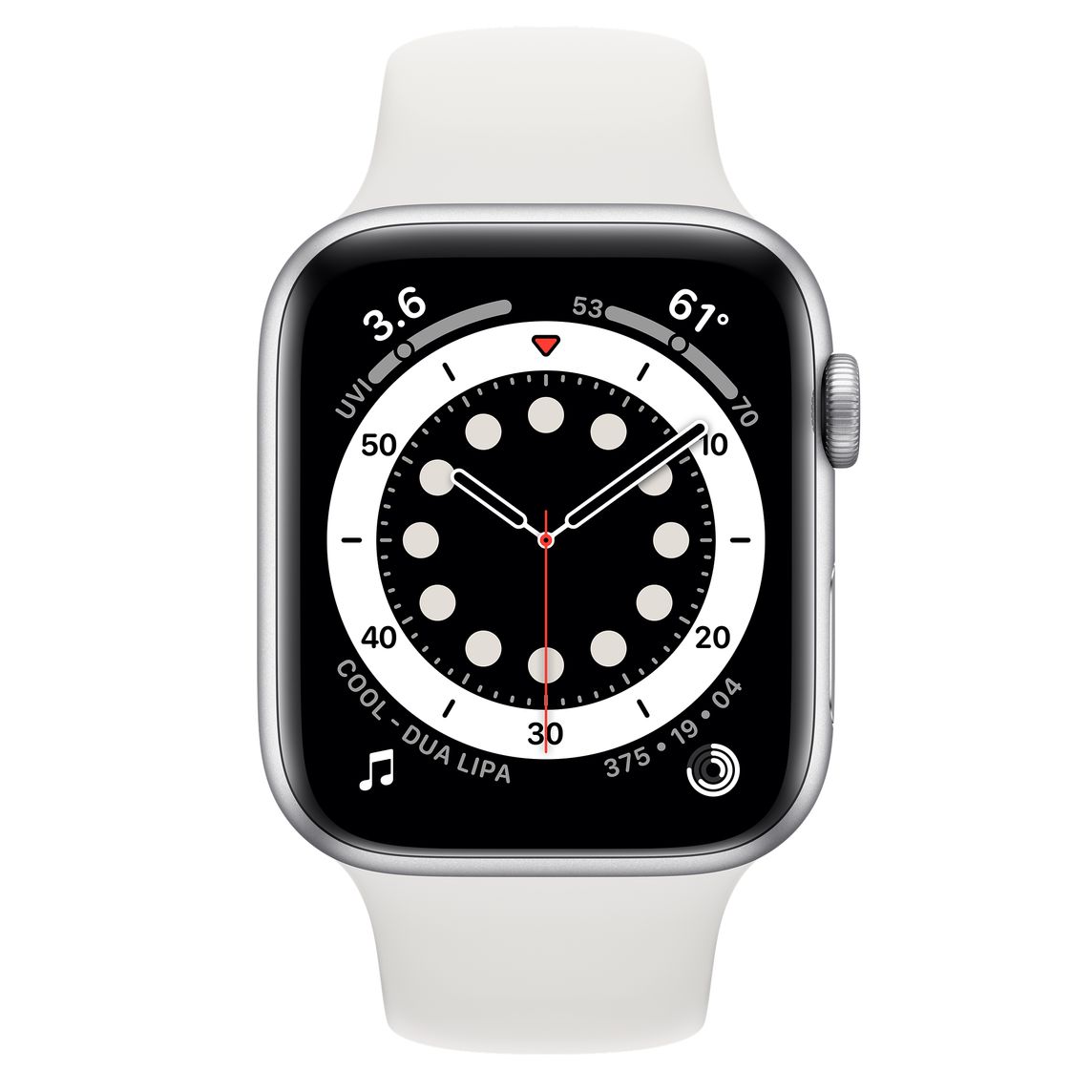 Apple Watch Series 6(GPS + Cellularモデル)- 44mmシルバー ...