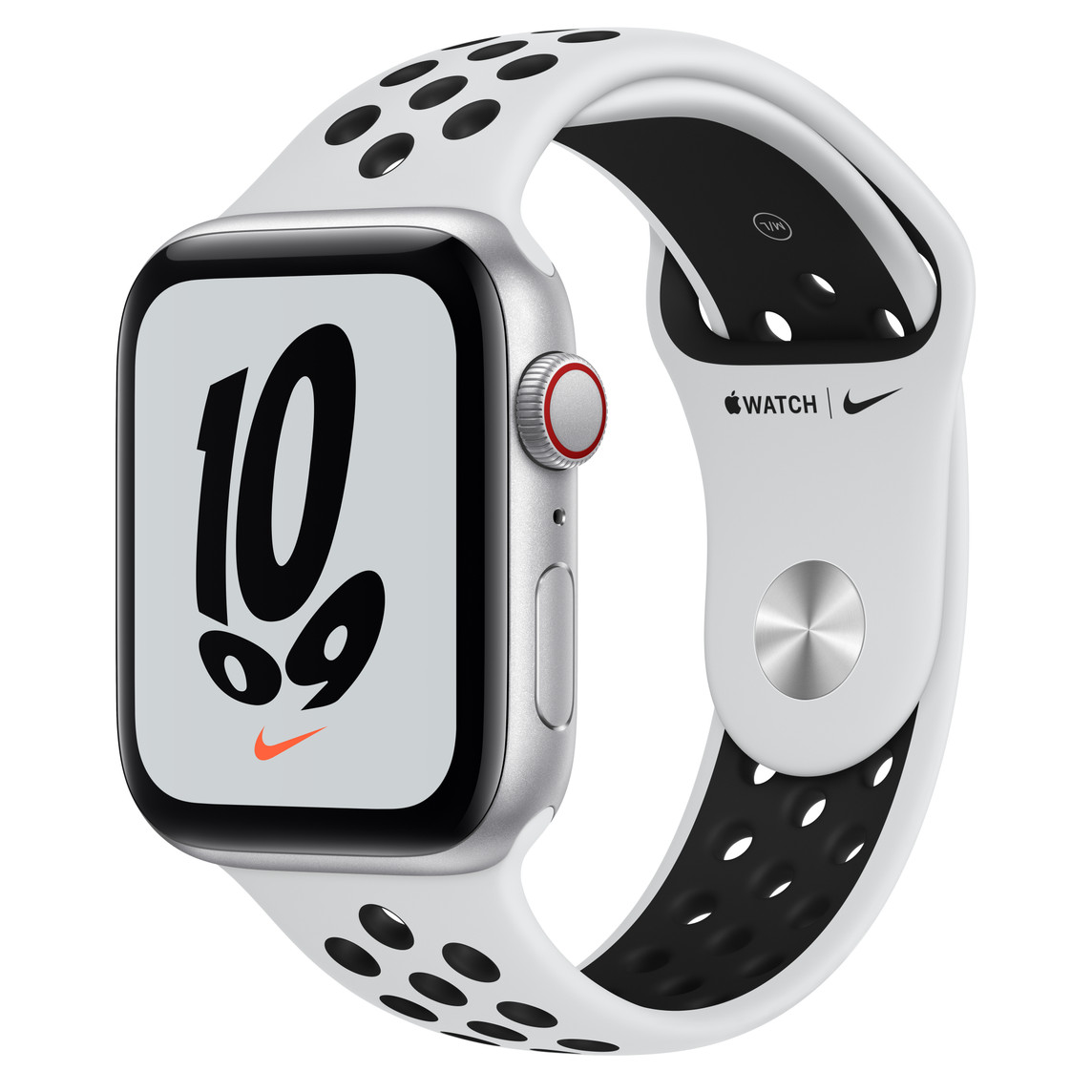 Apple Watch Nike SE（GPS + Cellularモデル）- 44mmシルバー