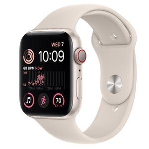 Apple Watch SE（第2世代、GPS + Cellularモデル）- 44mmスターライト
