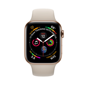 Apple Watch Series 4 Gps Cellularモデル 44mmゴールドステンレススチールケースとストーンスポーツバンド 整備済製品 Apple 日本