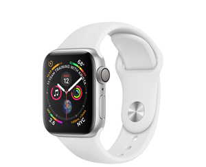 Apple Watch Series 4 Gpsモデル 40mmシルバーアルミニウムケースとホワイトスポーツバンド 整備済製品 Apple 日本