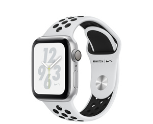 Apple Watch Nike+ Series 4（GPSモデル）- 40mmシルバーアルミニウムケースとピュアプラチナム/ブラックNikeスポーツバンド  [整備済製品] - Apple（日本）