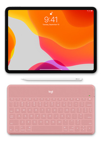 Logicool Keys To Go Ultra Slim Keyboard With Iphone Stand ピンク Apple 日本