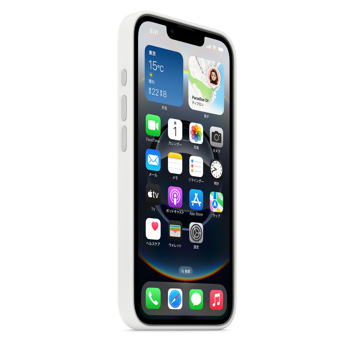 iPhone 16eシリコーンケース - ホワイト - Apple(日本) iPhone 16eシリコーンケース - ホワイト - Apple(日本)