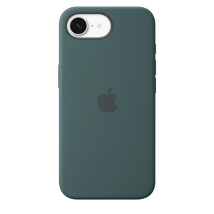 iPhone 16eシリコーンケース - レイクグリーン - Apple（日本）