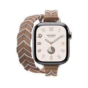 激レアApple 短かっ watch HERMES レザー バンブー42/44/45mm