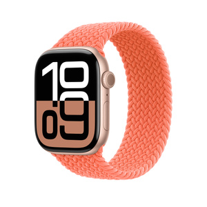 46mmケース用タンジェリンブレイデッドソロループ - サイズ4 - Apple 
