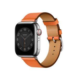 Apple Watch Hermès - 41mmケース用ヴォー・スウィフト（オレンジ