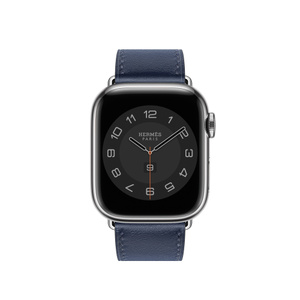 Apple Watch Hermès - 41mmケース用ヴォー・スウィフト（ネイビー