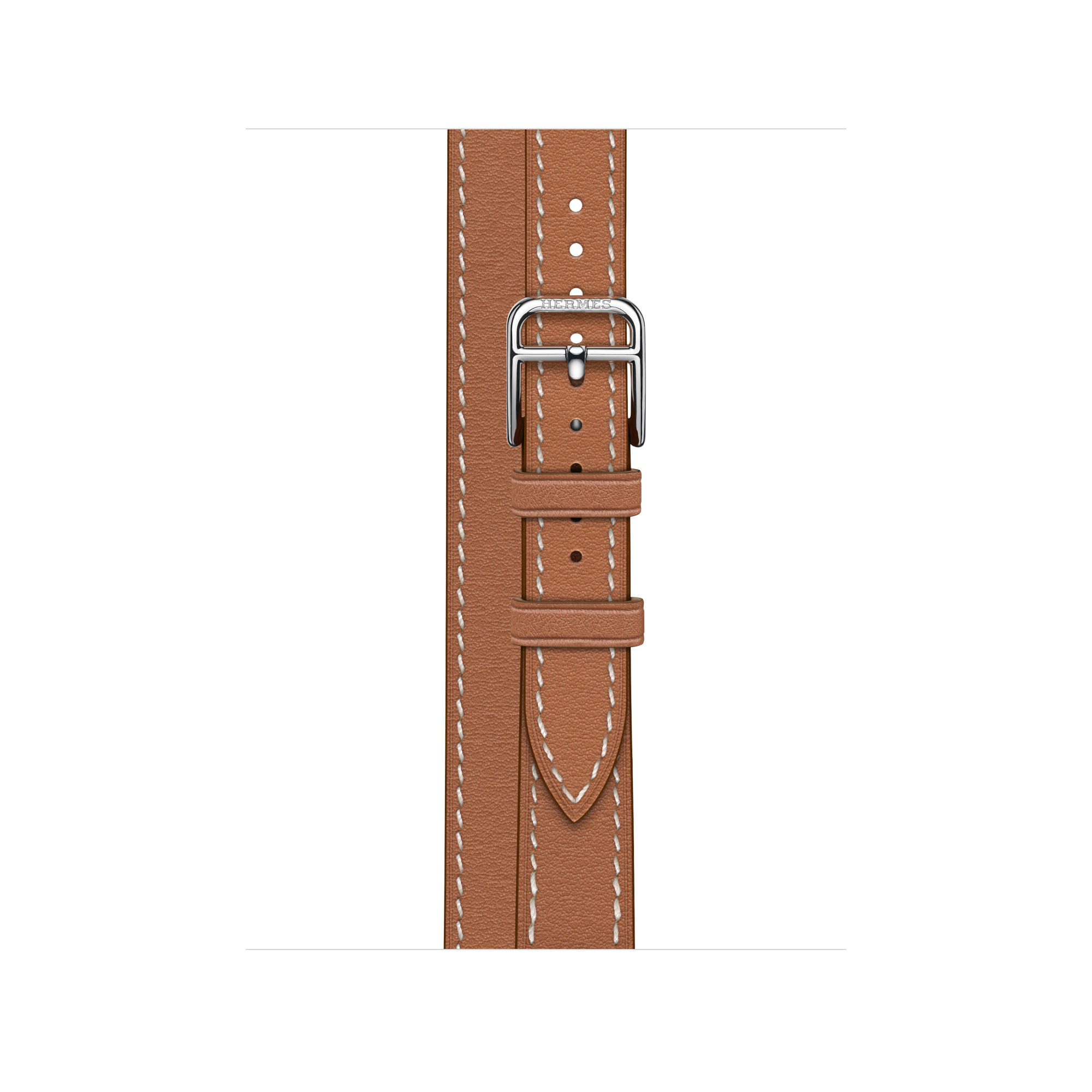 Apple Watch Hermès -41mmケース用(ゴールド)アトラージュ・ドゥブルトゥールレザーストラップ Apple Watch Hermès -41mmケース用(ゴールド)アトラージュ・ドゥブルトゥールレザーストラップ