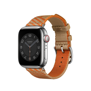 Apple Watch Hermès - 41mmケース用ジャンピング（クラフト/オレンジ