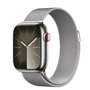 Apple Watch Series 9 (GPS + Cellularモ‍デ‍ル) - 41mmシルバー 