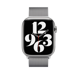 45mmケース用シルバーミラネーゼループ - Apple(日本) 45mmケース用シルバーミラネーゼループ - Apple(日本)