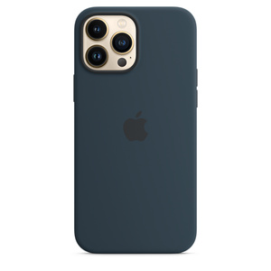 MagSafe対応iPhone 13 Pro Maxシリコーンケース - アビスブルー 