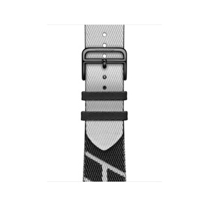 Apple Watch Hermès - 41mmケース用ジャンピング（黒/グリ・クレール