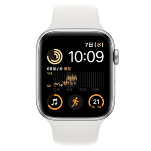 Apple Watch SE (GPS + Cellularモデル) - 44mmシルバーアルミニウムケースとホワイトスポーツバンド - Apple (日本) Apple Watch SE (GPS + Cellularモデル) - 44mmシルバーアルミニウムケースとホワイトスポーツバンド - Apple (日本)