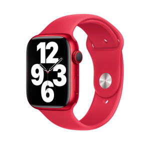 フラワープリント Apple Watch 7 GPS45mm (PRODUCT)REDベルト - 通販