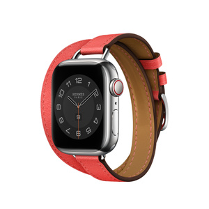 Apple Watch Hermès - 41mmケース用ヴォー・スウィフト（ローズ