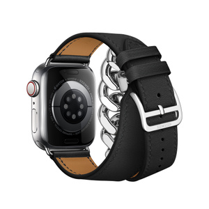 Apple watch HERMES ベルト ドゥブルトゥールレザーストラップ