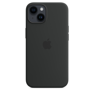 MagSafe対応iPhone 14シリコーンケース - ミッドナイト - Apple（日本）