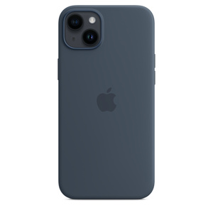MagSafe対応iPhone 14 Plusシリコーンケース - ストームブルー - Apple 