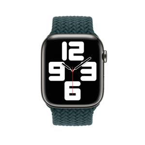 45mmケース用レインフォレストブレイデッドソロループ サイズ4 Apple 日本