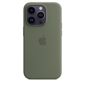 MagSafe対応iPhone 14 Proシリコーンケース - オリーブ - Apple（日本）