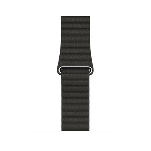 42mmケース用チャコールグレイレザーループ - Apple（日本）