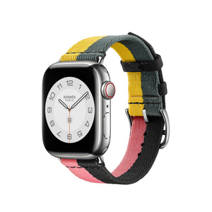 Apple Watch Hermès - 41mmケース用カザック（ローズ・アザレ/黒