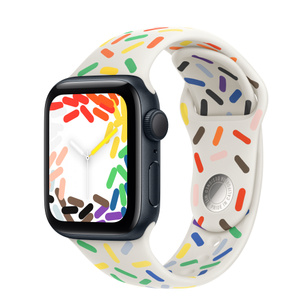 Apple Watch SE (GPSモデル) - 40mmミッドナイトアルミニウムケースと  